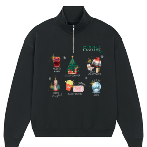Festive szn Half Zip Unisex Sweatshirt