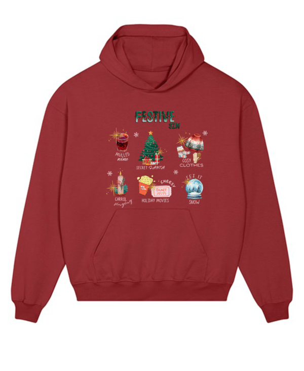 Festive Szn Unisex Oversized Hoodie - Image 5