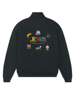 Jesus is the reason Half Zip Unisex Sweatshirt