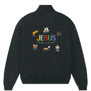 Jesus is the reason Half Zip Unisex Sweatshirt