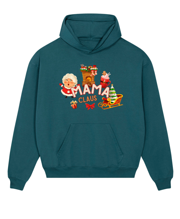 Mama Claus Womans Oversized Hoodie - Image 7