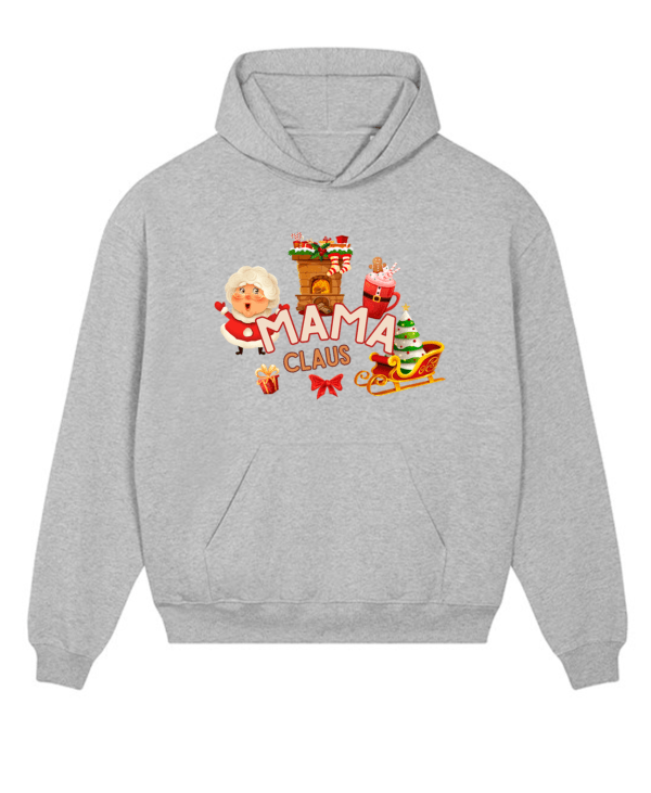 Mama Claus Womans Oversized Hoodie - Image 4