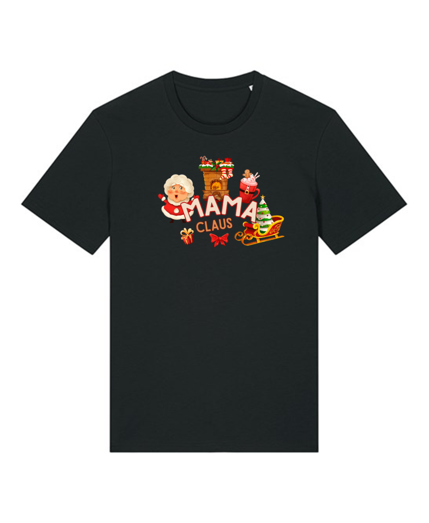 Mama Claus Womans Tshirt