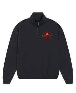 North Pole University Half Zip Unisex Sweatshirt