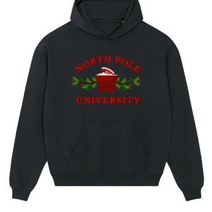 North Pole University Unisex Oversized Hoodie