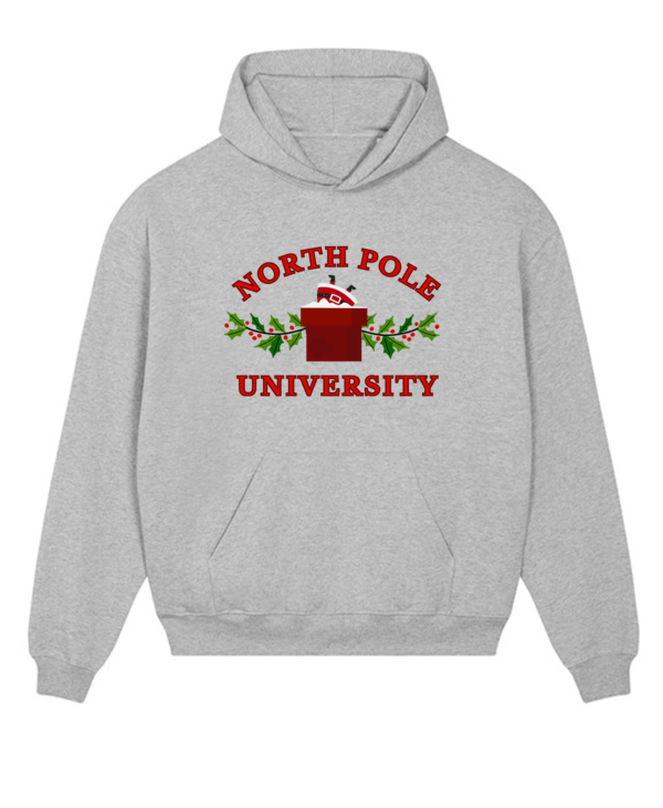 North Pole University Unisex Oversized Hoodie - Image 4