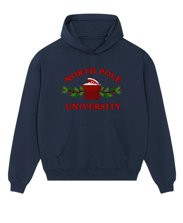 North Pole University Unisex Oversized Hoodie - Image 3