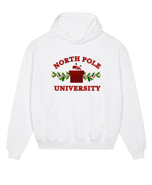 North Pole University Unisex Oversized Hoodie - Image 2