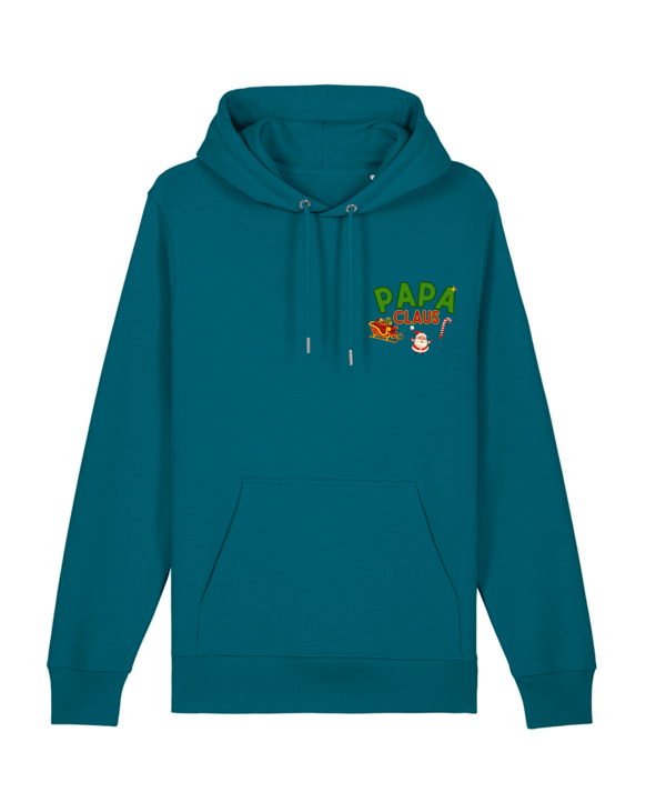 Papa Claus Mens Hoodie - Image 8